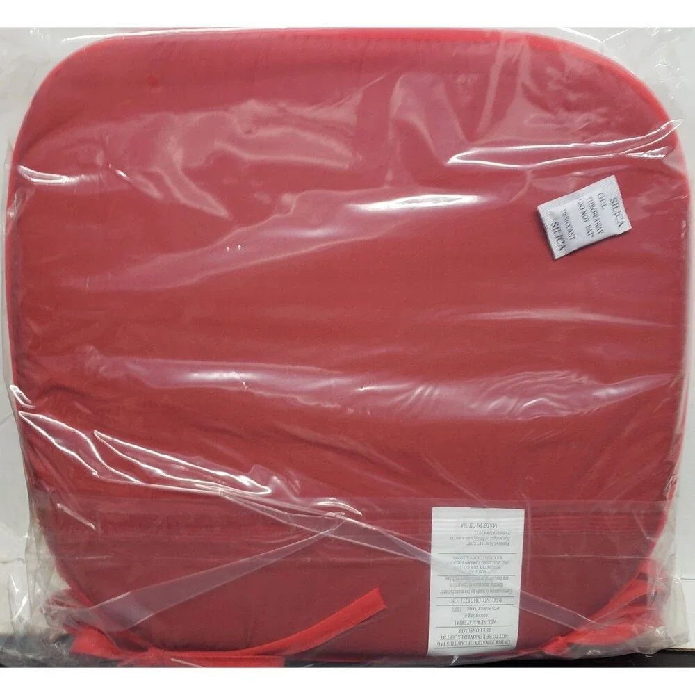 Set of 4 Same Cushion Chair Pads w/ties,15